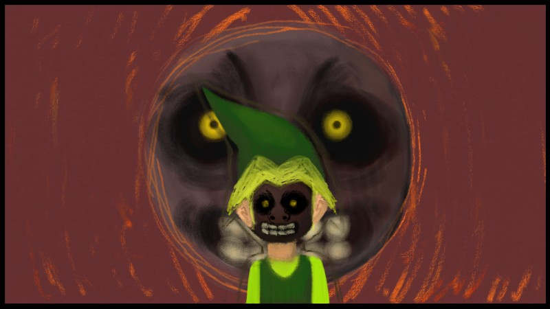 Illustration for article titled Miiverse Is Full Of Great Majora's Mask Fan Art